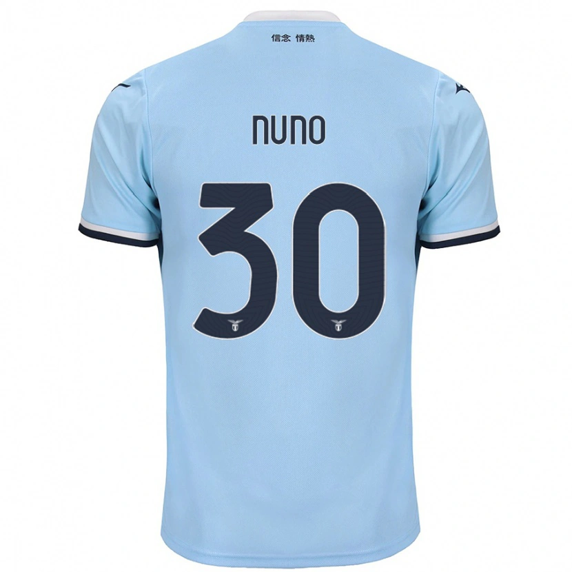 Danxen Kvinnor Nuno Tavares #30 Blå Hemmatröja Matchtröjor 2024/25 Tröjor T-Tröja