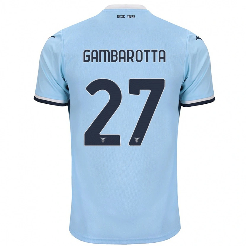 Danxen Kvinnor Margot Gambarotta #27 Blå Hemmatröja Matchtröjor 2024/25 Tröjor T-Tröja