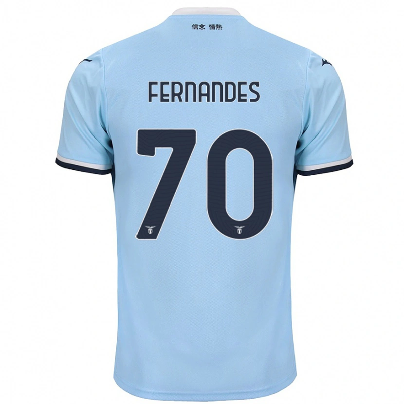 Danxen Kvinnor Saná Fernandes #70 Blå Hemmatröja Matchtröjor 2024/25 Tröjor T-Tröja