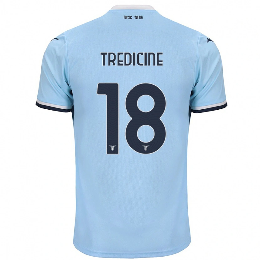 Danxen Kvinnor Manuel Tredicine #18 Blå Hemmatröja Matchtröjor 2024/25 Tröjor T-Tröja
