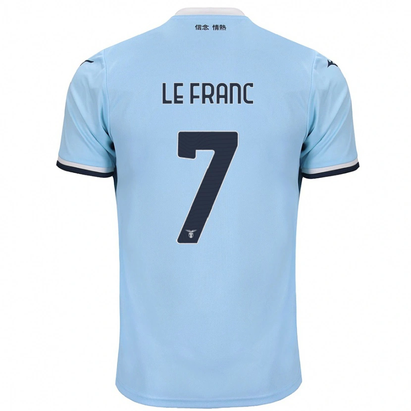 Danxen Kvinnor Chloé Le Franc #7 Blå Hemmatröja Matchtröjor 2024/25 Tröjor T-Tröja