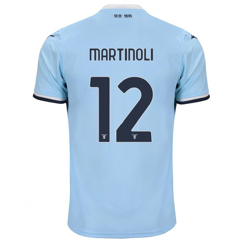 Danxen Kvinnor Elettra Martinoli #12 Blå Hemmatröja Matchtröjor 2024/25 Tröjor T-Tröja