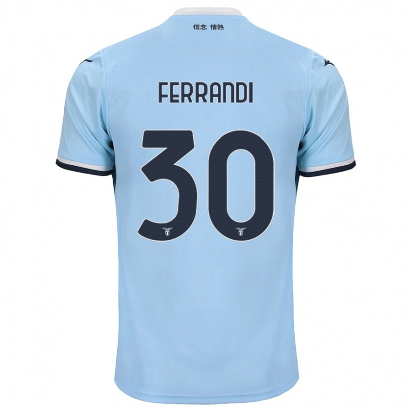 Danxen Kvinnor Giulia Ferrandi #30 Blå Hemmatröja Matchtröjor 2024/25 Tröjor T-Tröja