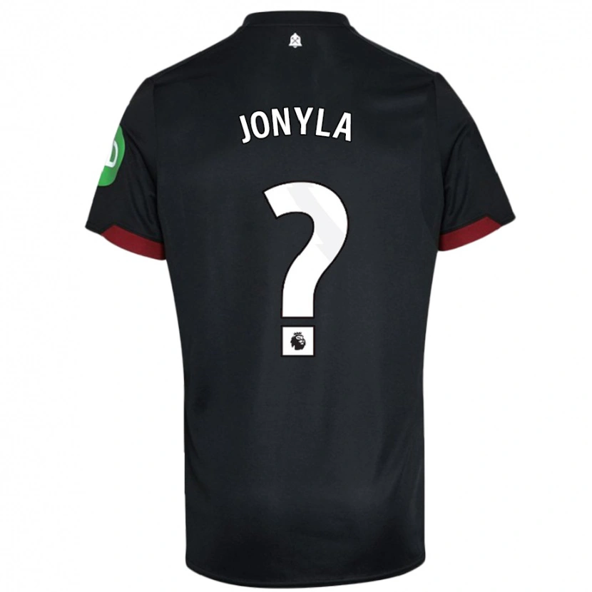Danxen Kvinnor Tomas Jonyla #0 Svart Vit Bortatröja Matchtröjor 2024/25 Tröjor T-Tröja