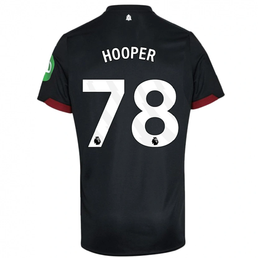 Danxen Kvinnor Finley Hooper #78 Svart Vit Bortatröja Matchtröjor 2024/25 Tröjor T-Tröja