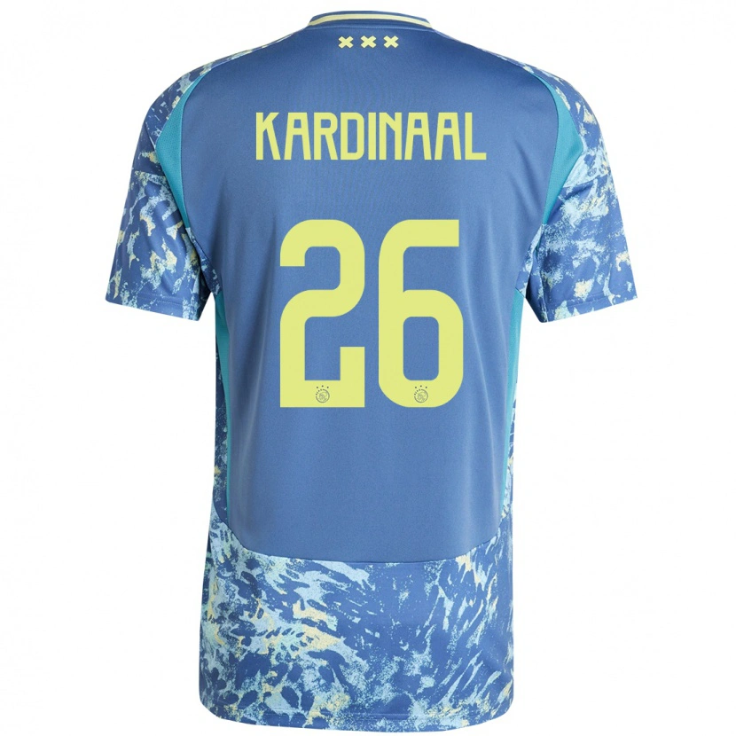 Danxen Kvinnor Isa Kardinaal #26 Grå Blå Gul Bortatröja Matchtröjor 2024/25 Tröjor T-Tröja