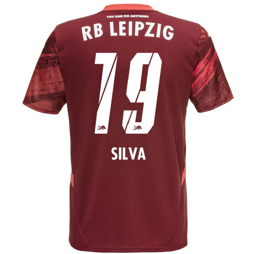 Danxen Kvinnor André Silva #19 Bourgogne Bortatröja Matchtröjor 2024/25 Tröjor T-Tröja