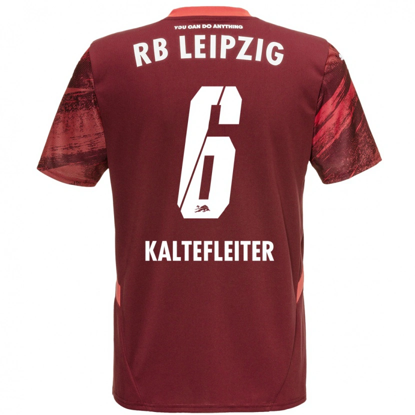 Danxen Kvinnor Benno Kaltefleiter #6 Bourgogne Bortatröja Matchtröjor 2024/25 Tröjor T-Tröja