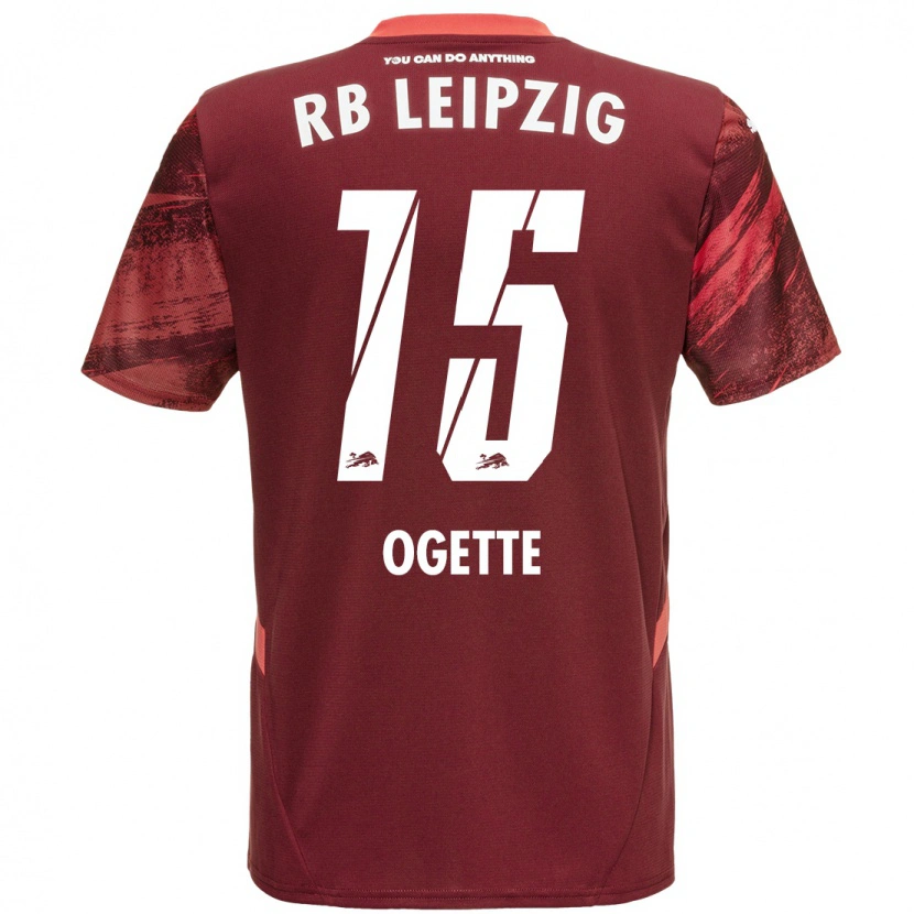 Danxen Kvinnor Israel Ogette #15 Bourgogne Bortatröja Matchtröjor 2024/25 Tröjor T-Tröja