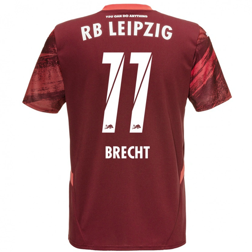 Danxen Kvinnor Barbara Brecht #11 Bourgogne Bortatröja Matchtröjor 2024/25 Tröjor T-Tröja