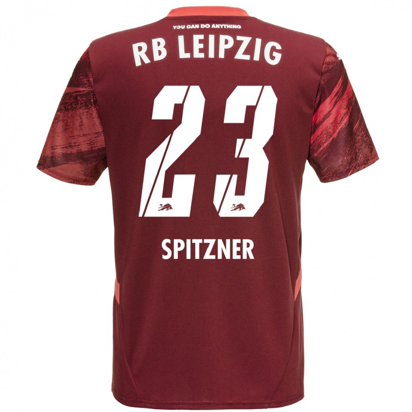 Danxen Kvinnor Kyra Spitzner #23 Bourgogne Bortatröja Matchtröjor 2024/25 Tröjor T-Tröja