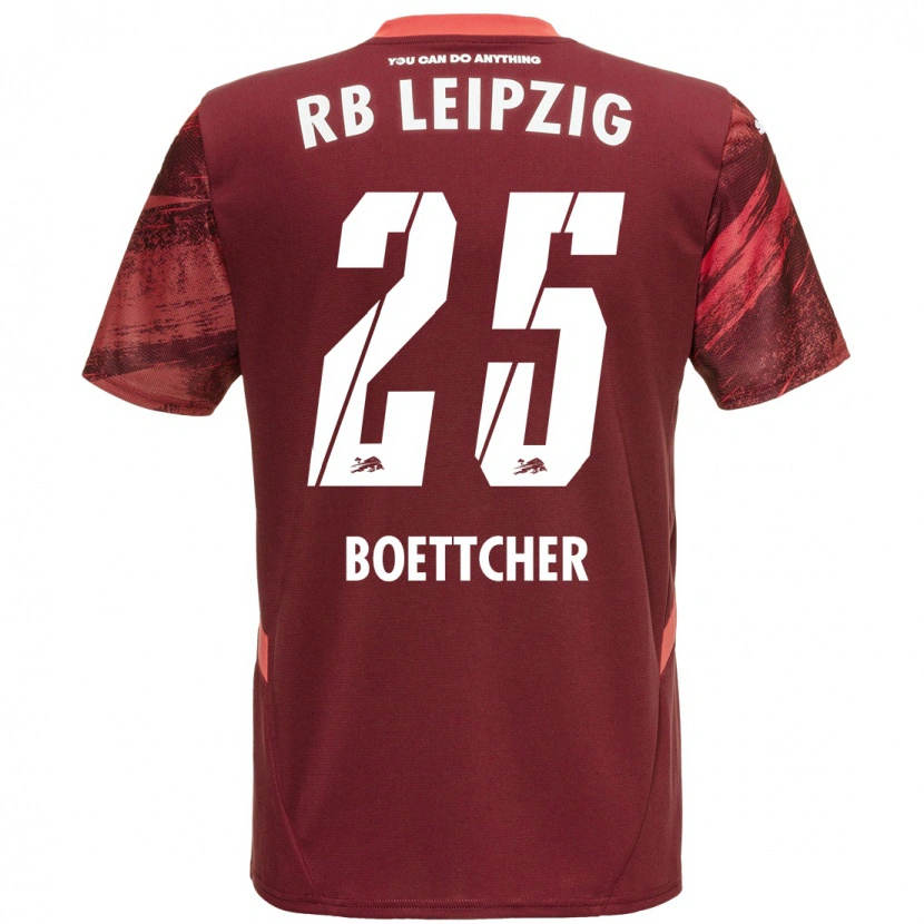 Danxen Kvinnor Eve Boettcher #25 Bourgogne Bortatröja Matchtröjor 2024/25 Tröjor T-Tröja