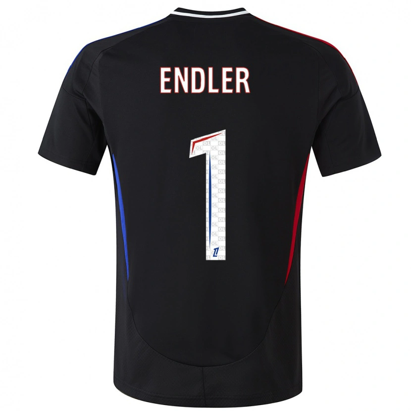 Danxen Kvinnor Christiane Endler #1 Svart Bortatröja Matchtröjor 2024/25 Tröjor T-Tröja
