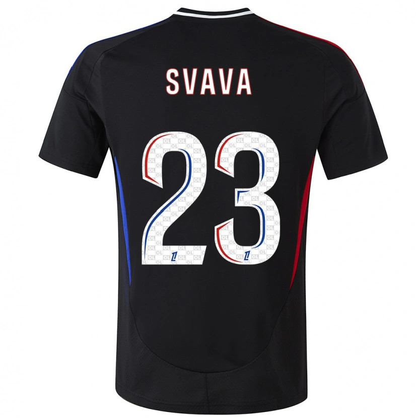 Danxen Kvinnor Sofie Svava #23 Svart Bortatröja Matchtröjor 2024/25 Tröjor T-Tröja