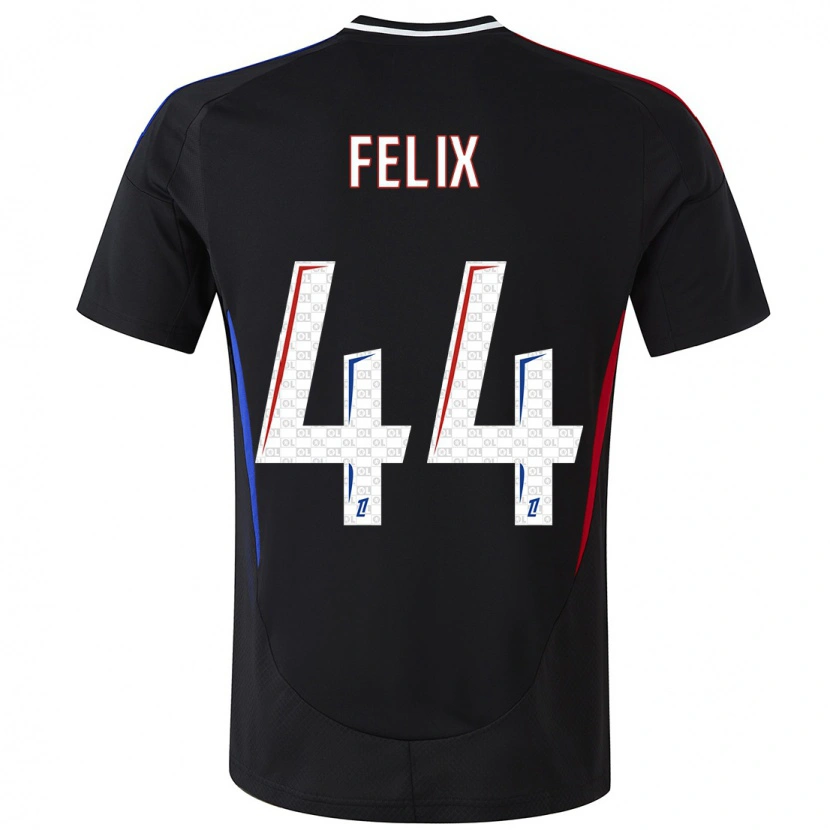 Danxen Kvinnor Marley Felix #44 Svart Bortatröja Matchtröjor 2024/25 Tröjor T-Tröja
