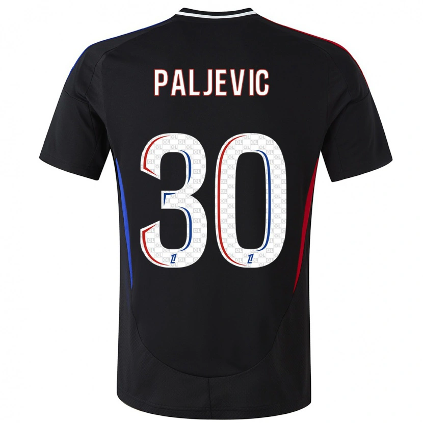 Danxen Kvinnor Alyssia Paljevic #30 Svart Bortatröja Matchtröjor 2024/25 Tröjor T-Tröja
