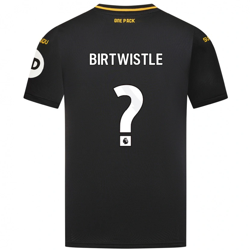 Danxen Kvinnor Harry Birtwistle #0 Svart Bortatröja Matchtröjor 2024/25 Tröjor T-Tröja
