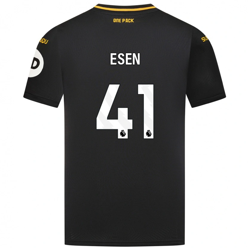 Danxen Kvinnor Josh Esen #41 Svart Bortatröja Matchtröjor 2024/25 Tröjor T-Tröja