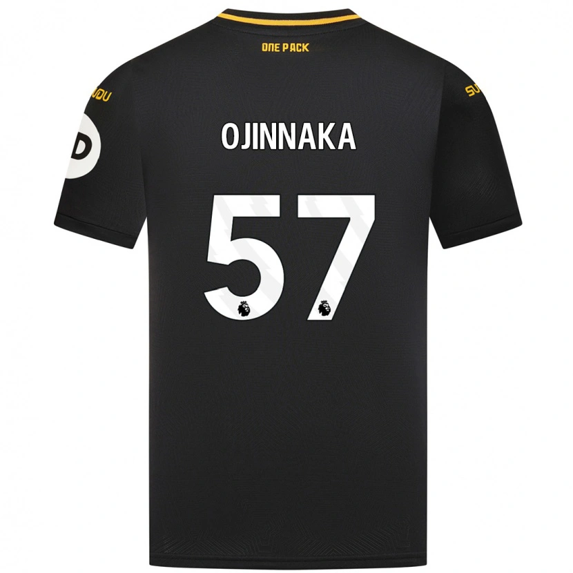 Danxen Kvinnor Temple Ojinnaka #57 Svart Bortatröja Matchtröjor 2024/25 Tröjor T-Tröja