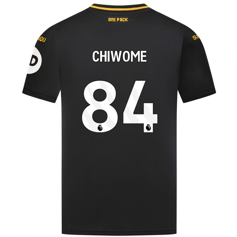 Danxen Kvinnor Leon Chiwome #84 Svart Bortatröja Matchtröjor 2024/25 Tröjor T-Tröja