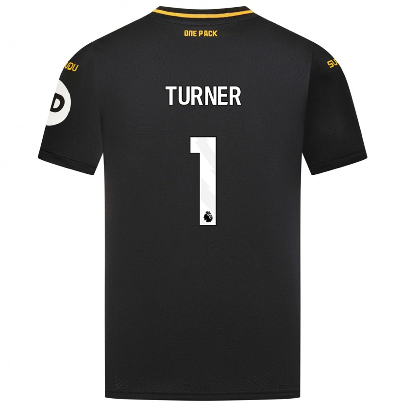 Danxen Kvinnor Shannon Turner #1 Svart Bortatröja Matchtröjor 2024/25 Tröjor T-Tröja