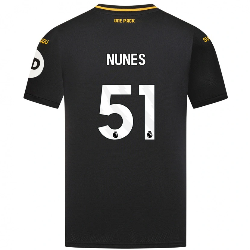 Danxen Kvinnor Grazi Nunes #51 Svart Bortatröja Matchtröjor 2024/25 Tröjor T-Tröja