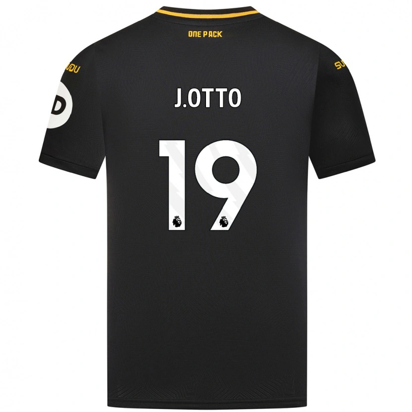Danxen Kvinnor Jonny Otto #19 Svart Bortatröja Matchtröjor 2024/25 Tröjor T-Tröja