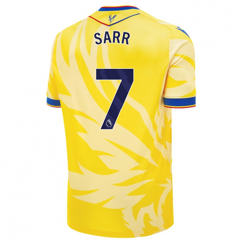 Danxen Kvinnor Ismaïla Sarr #7 Gul Bortatröja Matchtröjor 2024/25 Tröjor T-Tröja