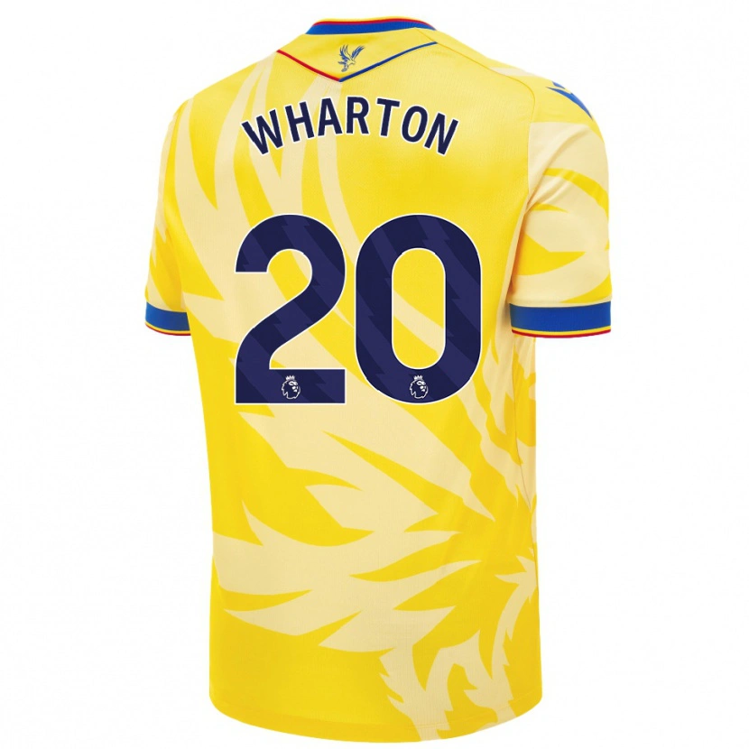 Danxen Kvinnor Adam Wharton #20 Gul Bortatröja Matchtröjor 2024/25 Tröjor T-Tröja