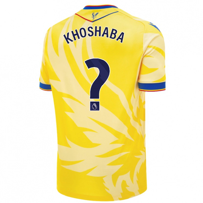 Danxen Kvinnor Joseph Khoshaba #0 Gul Bortatröja Matchtröjor 2024/25 Tröjor T-Tröja