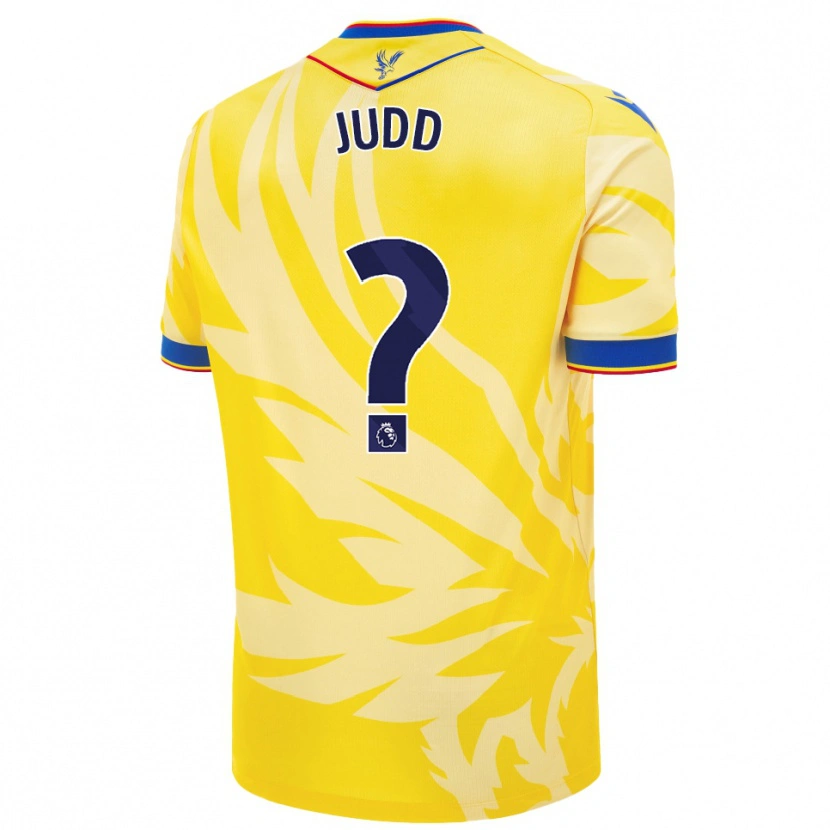 Danxen Kvinnor Jasper Judd #0 Gul Bortatröja Matchtröjor 2024/25 Tröjor T-Tröja