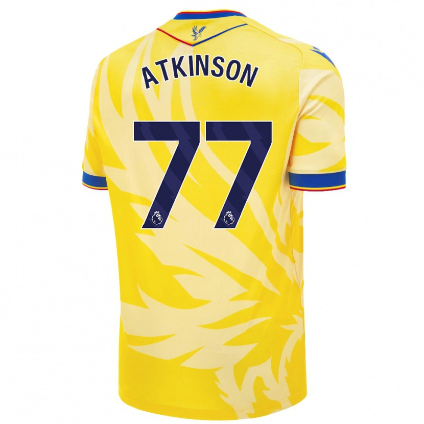 Danxen Kvinnor Isibeal Atkinson #77 Gul Bortatröja Matchtröjor 2024/25 Tröjor T-Tröja