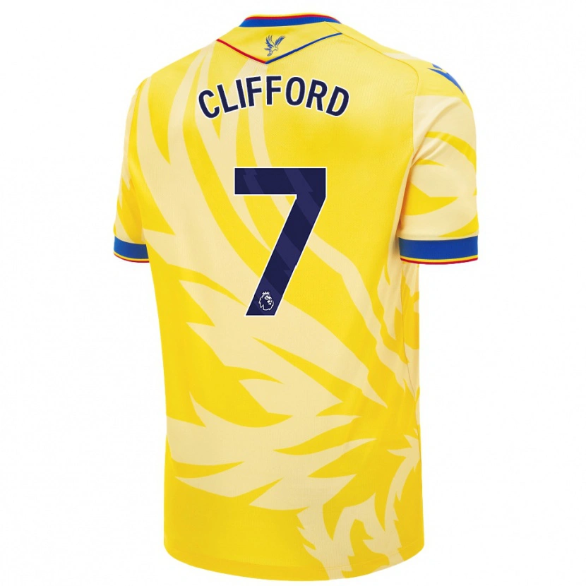 Danxen Kvinnor Charley Clifford #7 Gul Bortatröja Matchtröjor 2024/25 Tröjor T-Tröja