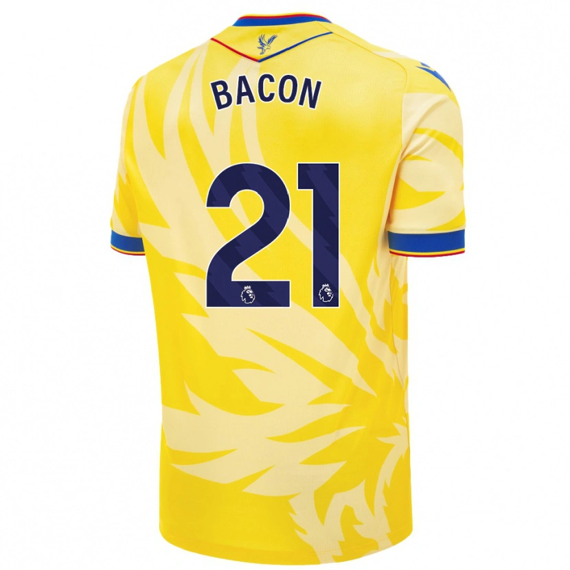 Danxen Kvinnor Skye Bacon #21 Gul Bortatröja Matchtröjor 2024/25 Tröjor T-Tröja