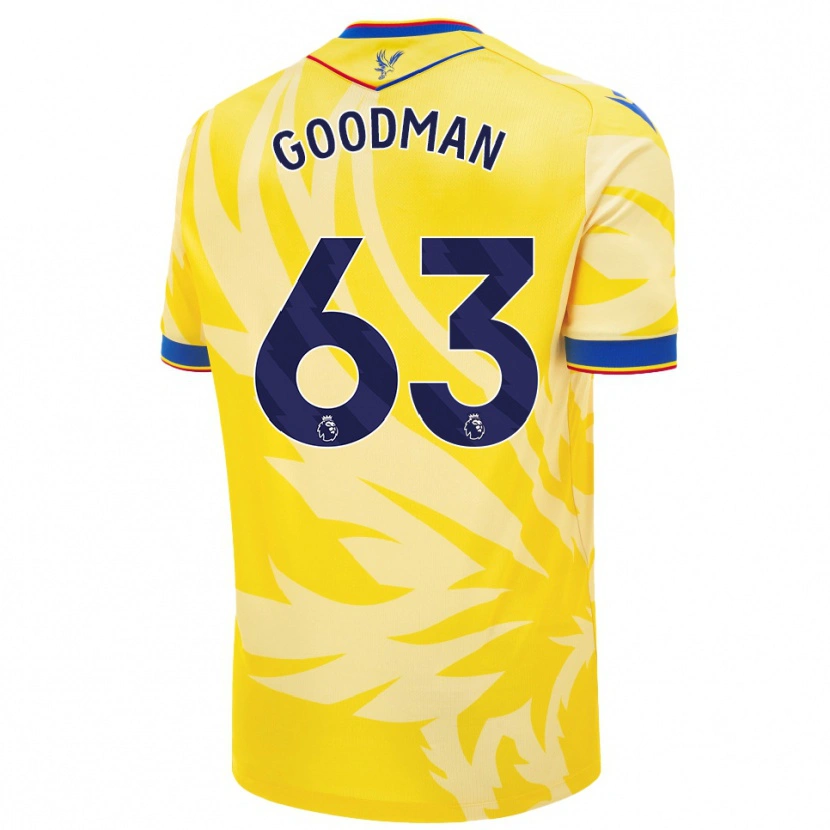 Danxen Kvinnor Owen Goodman #63 Gul Bortatröja Matchtröjor 2024/25 Tröjor T-Tröja
