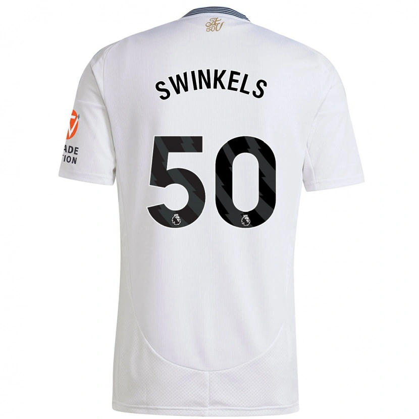 Danxen Kvinnor Sil Swinkels #50 Vit Bortatröja Matchtröjor 2024/25 Tröjor T-Tröja
