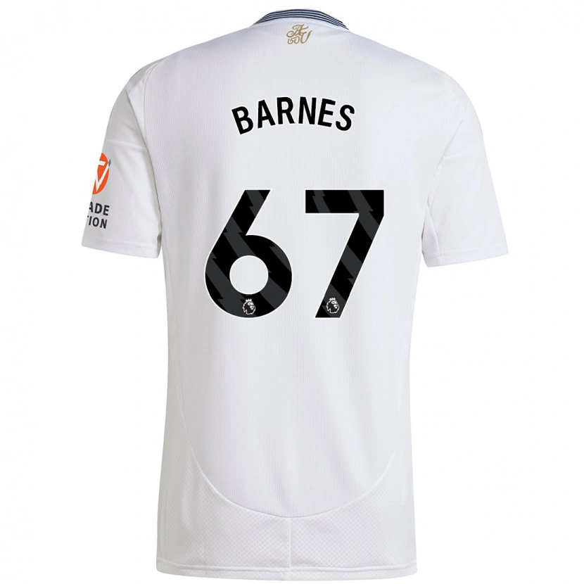 Danxen Kvinnor Mikell Barnes #67 Vit Bortatröja Matchtröjor 2024/25 Tröjor T-Tröja
