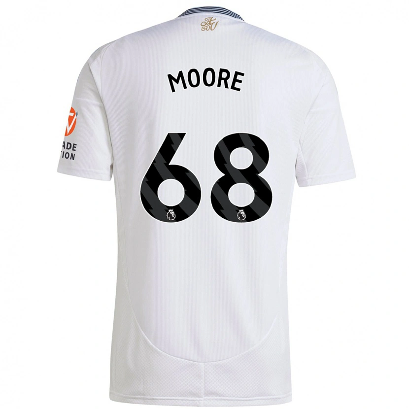 Danxen Kvinnor Kobei Moore #68 Vit Bortatröja Matchtröjor 2024/25 Tröjor T-Tröja