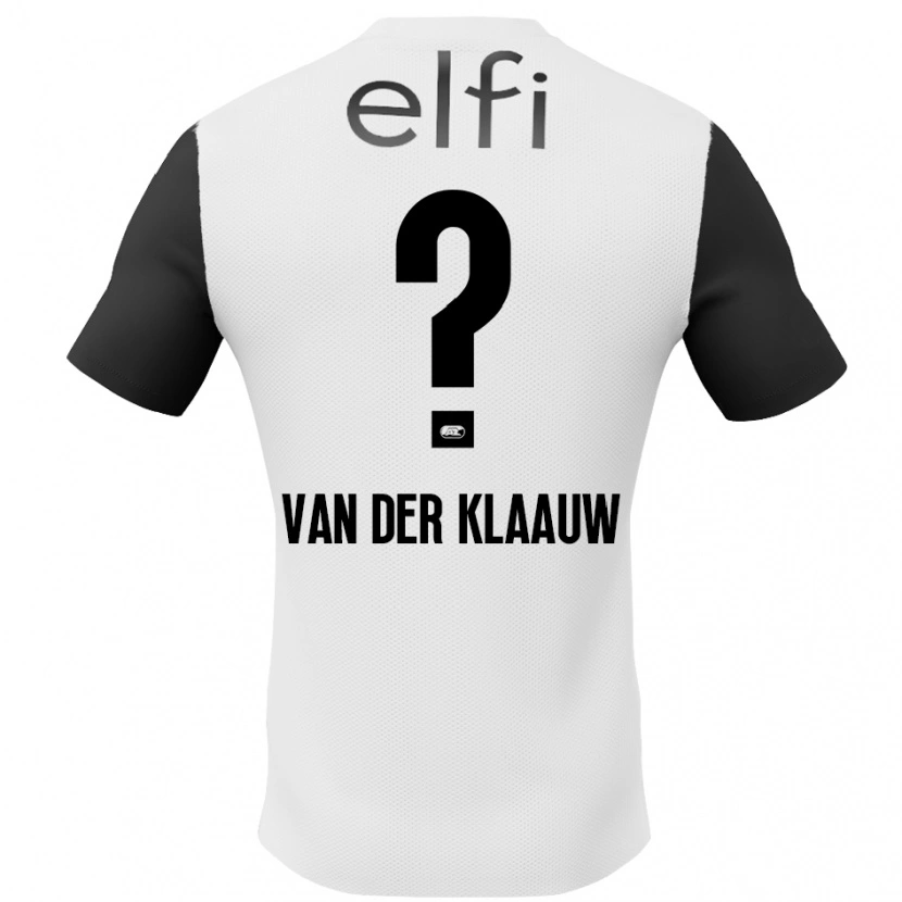 Danxen Kvinnor Deacon Van Der Klaauw #0 Vit Svart Bortatröja Matchtröjor 2024/25 Tröjor T-Tröja