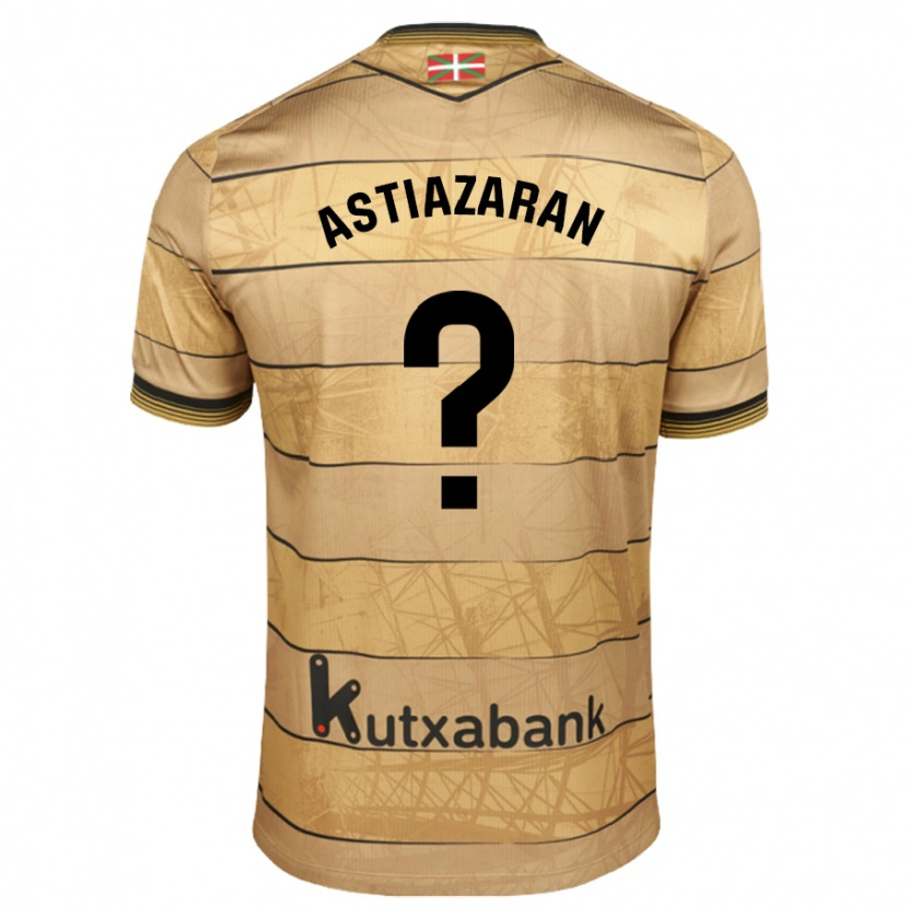 Danxen Kvinnor Lander Astiazaran #0 Brun Bortatröja Matchtröjor 2024/25 Tröjor T-Tröja