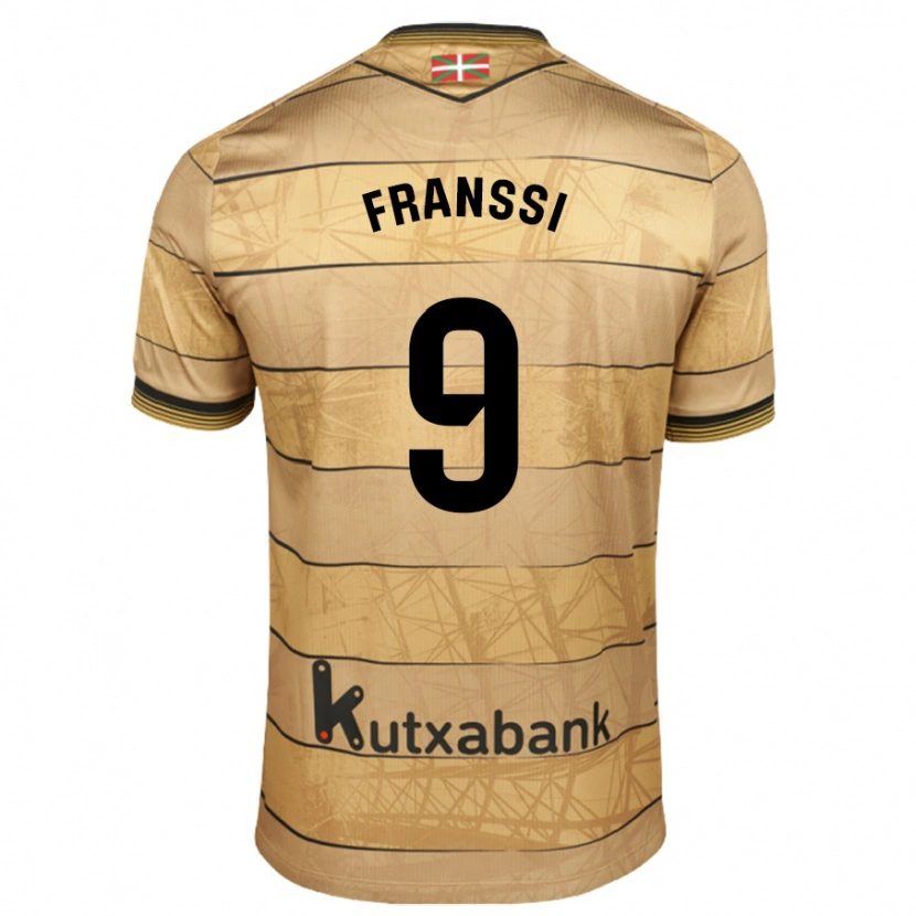 Danxen Kvinnor Sanni Franssi #9 Brun Bortatröja Matchtröjor 2024/25 Tröjor T-Tröja