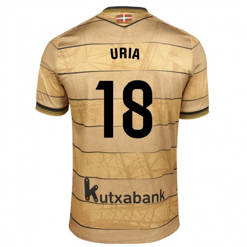 Danxen Kvinnor Mirari Uria #18 Brun Bortatröja Matchtröjor 2024/25 Tröjor T-Tröja
