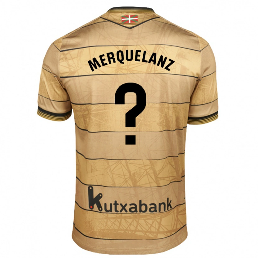 Danxen Kvinnor Martín Merquelanz #0 Brun Bortatröja Matchtröjor 2024/25 Tröjor T-Tröja