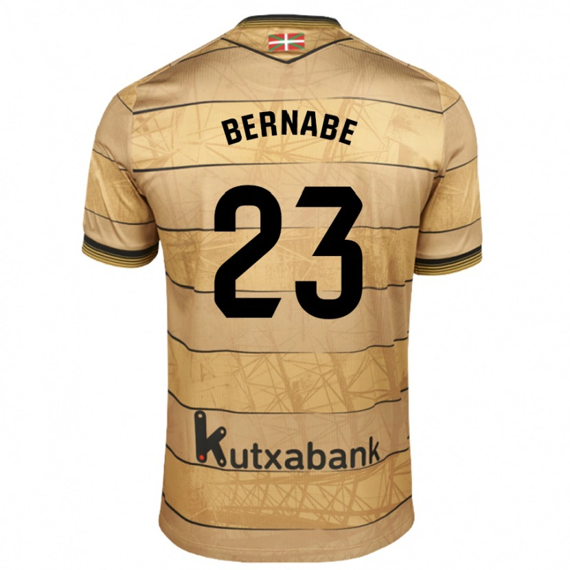 Danxen Kvinnor Alejandra Bernabé De Santiago #23 Brun Bortatröja Matchtröjor 2024/25 Tröjor T-Tröja