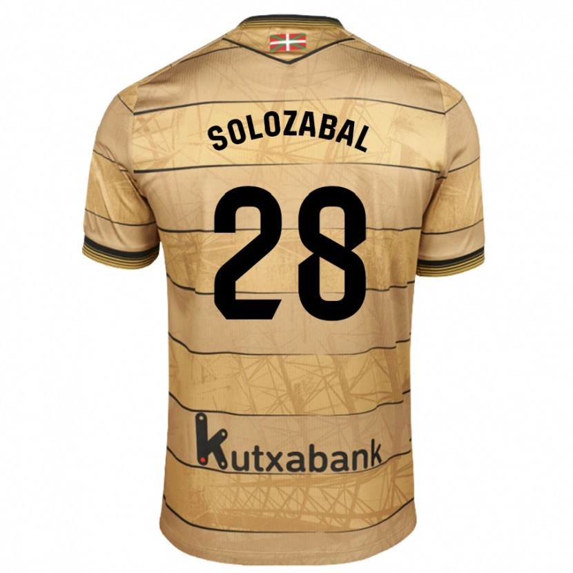 Danxen Kvinnor Malen Solozabal Ibarra #28 Brun Bortatröja Matchtröjor 2024/25 Tröjor T-Tröja