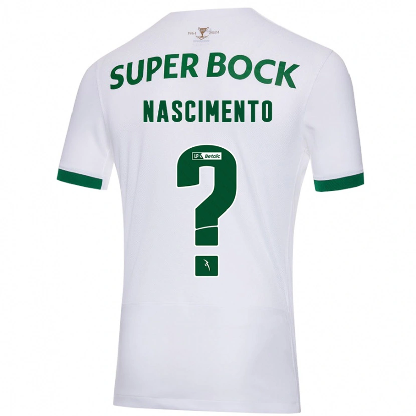 Danxen Kvinnor Sandro Nascimento #0 Vit Grön Bortatröja Matchtröjor 2024/25 Tröjor T-Tröja