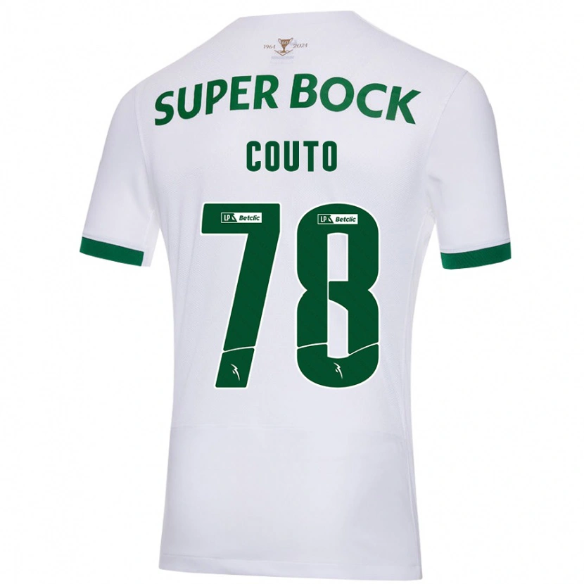 Danxen Kvinnor Mauro Couto #78 Vit Grön Bortatröja Matchtröjor 2024/25 Tröjor T-Tröja