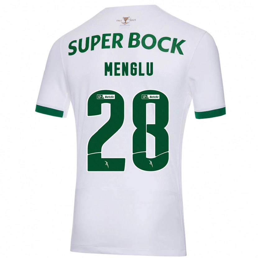 Danxen Kvinnor Shen Menglu #28 Vit Grön Bortatröja Matchtröjor 2024/25 Tröjor T-Tröja