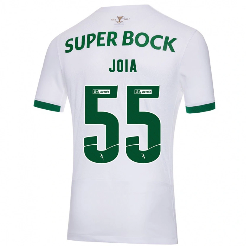 Danxen Kvinnor Carolina Joia #55 Vit Grön Bortatröja Matchtröjor 2024/25 Tröjor T-Tröja