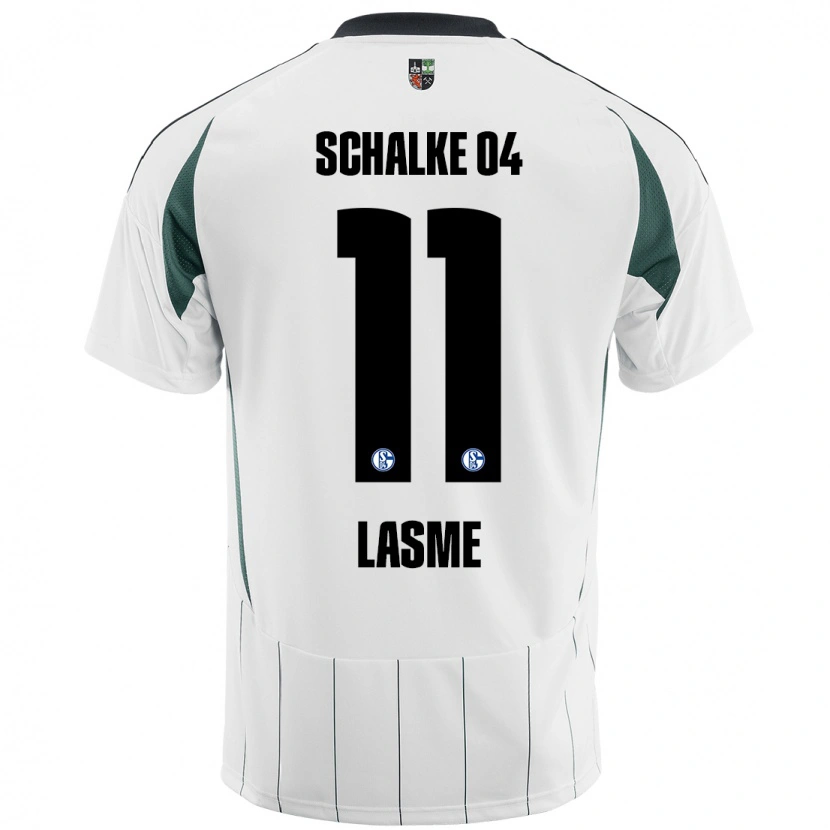 Danxen Kvinnor Bryan Lasme #11 Vit Grön Bortatröja Matchtröjor 2024/25 Tröjor T-Tröja